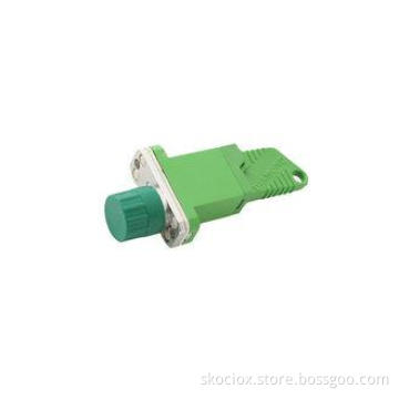 Single Mode APC E2000 to FC Hybrid Fiber Optic Adapter for